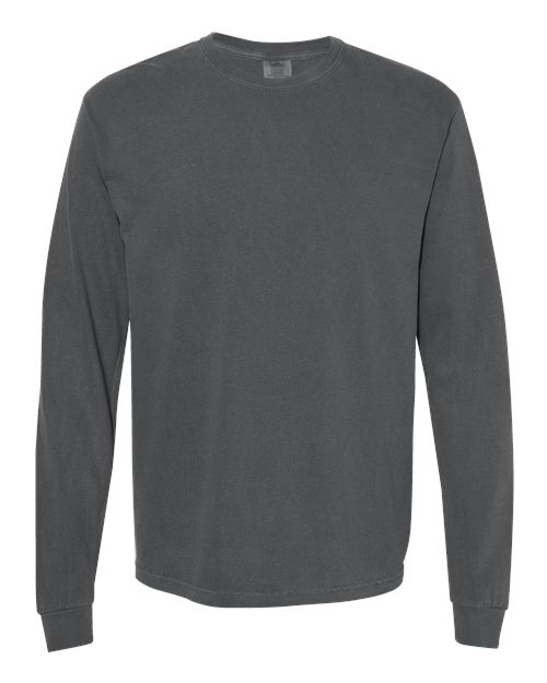 Garment-Dyed Heavyweight Long Sleeve T-Shirt - L