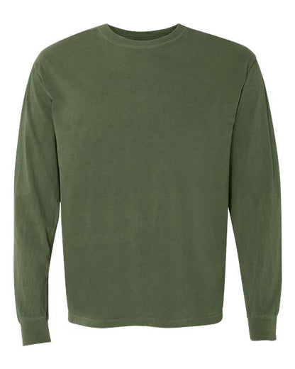 Garment-Dyed Heavyweight Long Sleeve T-Shirt - S