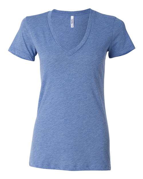 Womenâ€™s Triblend Deep V-Neck Tee