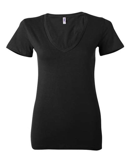 Womenâ€™s Jersey Deep V-Neck Tee