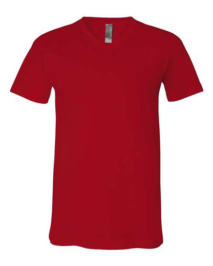 Unisex Jersey V-Neck Tee - XS