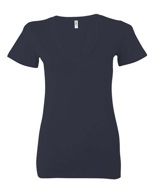 Womenâ€™s Jersey Deep V-Neck Tee