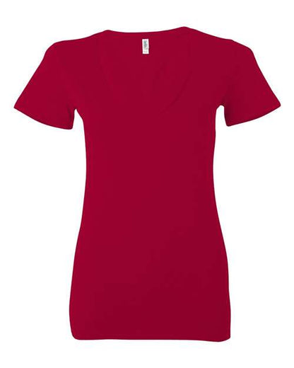 Womenâ€™s Jersey Deep V-Neck Tee