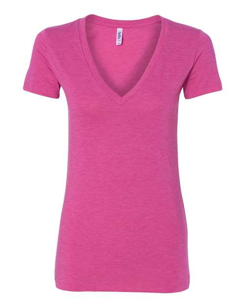 Womenâ€™s Triblend Deep V-Neck Tee