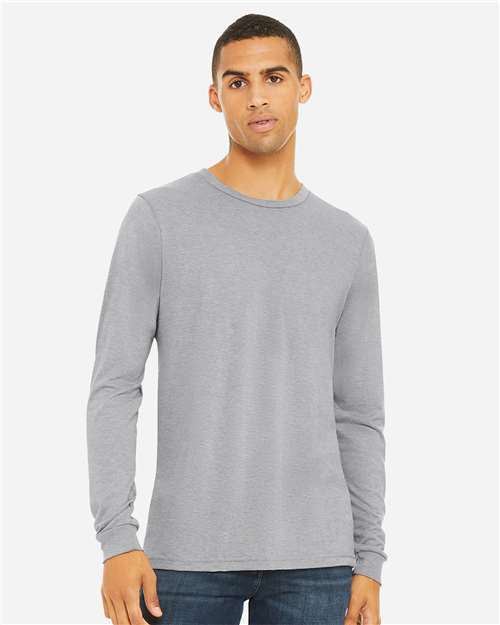 Unisex Triblend Long Sleeve Tee - L
