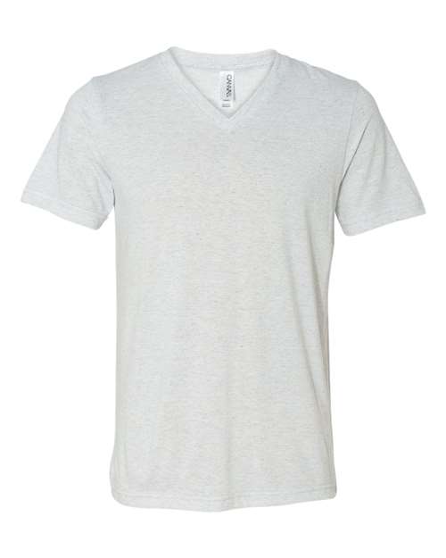 Unisex Triblend V-Neck Tee - L