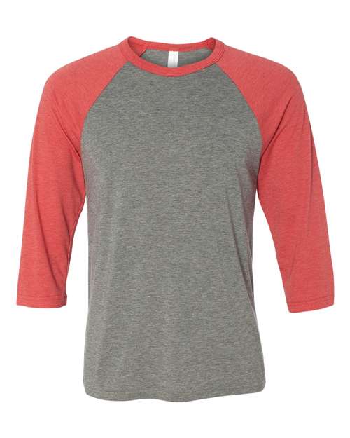 Unisex Three-Quarter Sleeve Baseball Tee - L