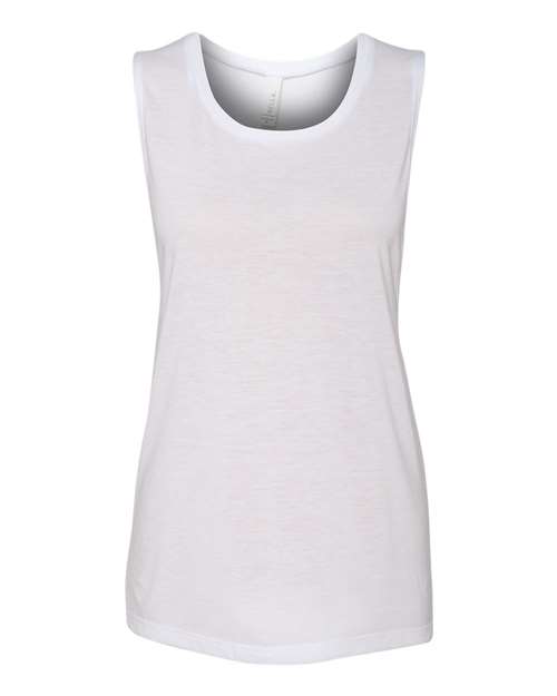 Women's Flowy Scoop Muscle Tank - L