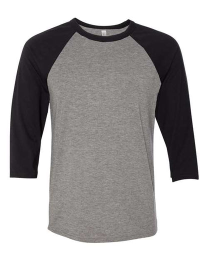 Unisex Three-Quarter Sleeve Baseball Tee 3200
