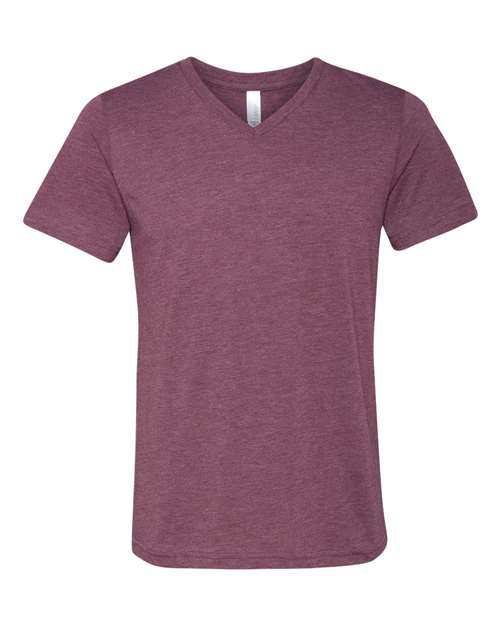 Unisex Triblend V-Neck Tee - L