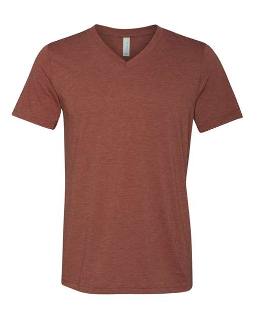 Unisex Triblend V-Neck Tee - L