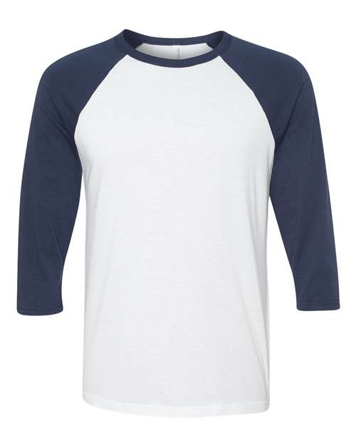 Unisex Three-Quarter Sleeve Baseball Tee - L