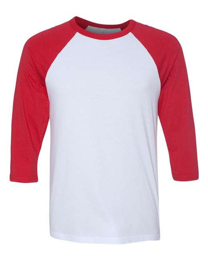 Unisex Three-Quarter Sleeve Baseball Tee 3200