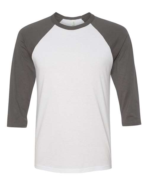 Unisex Three-Quarter Sleeve Baseball Tee - L