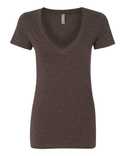 Womenâ€™s CVC Deep V-Neck T-Shirt