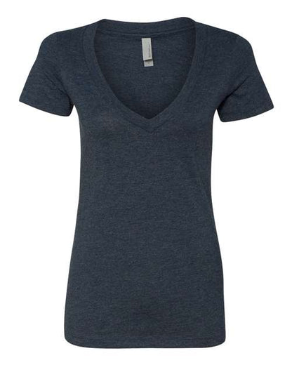Womenâ€™s CVC Deep V-Neck T-Shirt