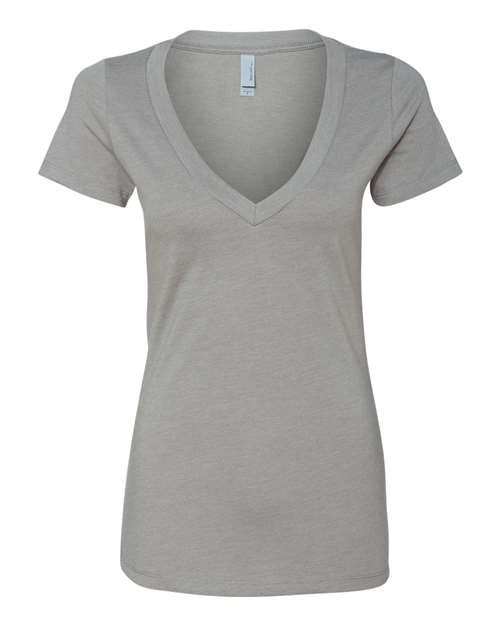 Womenâ€™s CVC Deep V-Neck T-Shirt