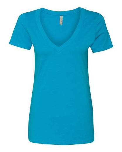 Womenâ€™s CVC Deep V-Neck T-Shirt
