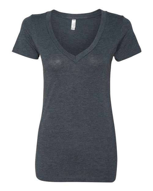 Womenâ€™s Triblend Deep V-Neck T-Shirt