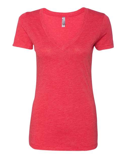 Womenâ€™s Triblend Deep V-Neck T-Shirt
