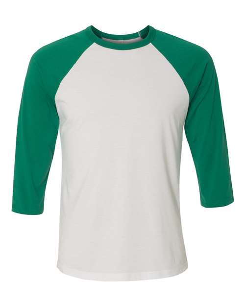 Unisex Three-Quarter Sleeve Baseball Tee 3200