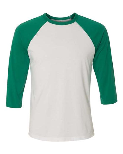 Unisex Three-Quarter Sleeve Baseball Tee 3200