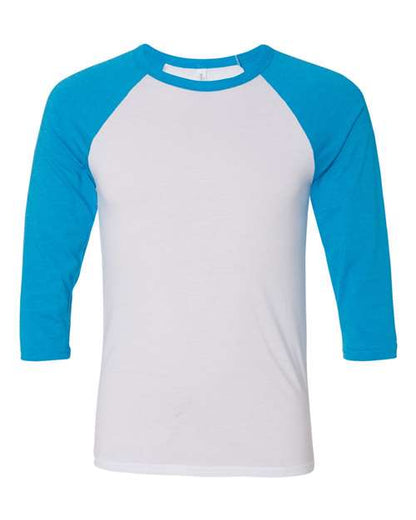 Unisex Three-Quarter Sleeve Baseball Tee 3200