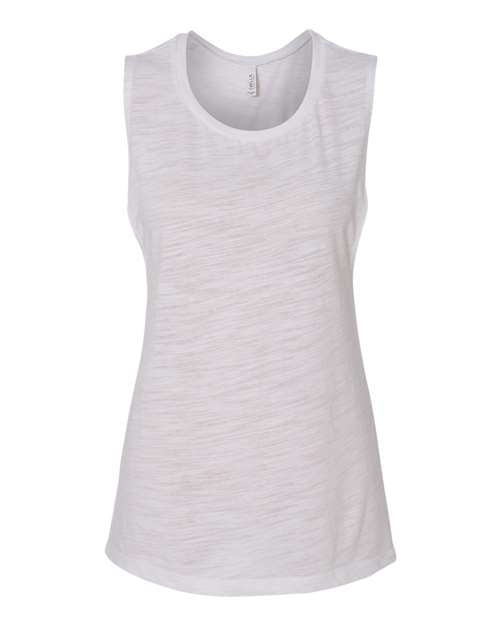 Women's Flowy Scoop Muscle Tank - L