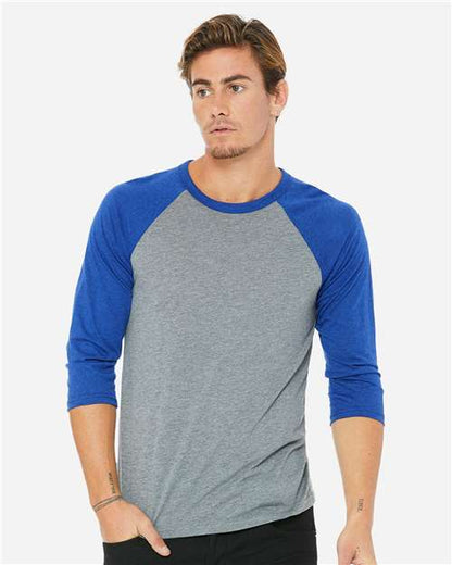 Unisex Three-Quarter Sleeve Baseball Tee - XS