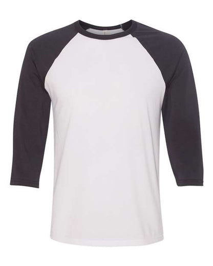 Unisex Three-Quarter Sleeve Baseball Tee - XS