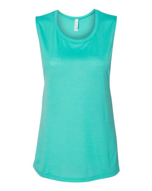 Women's Flowy Scoop Muscle Tank - S