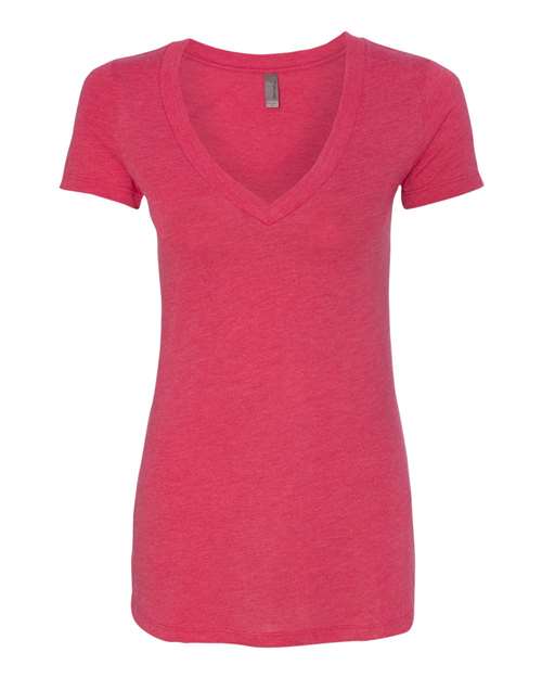 Womenâ€™s Triblend Deep V-Neck T-Shirt
