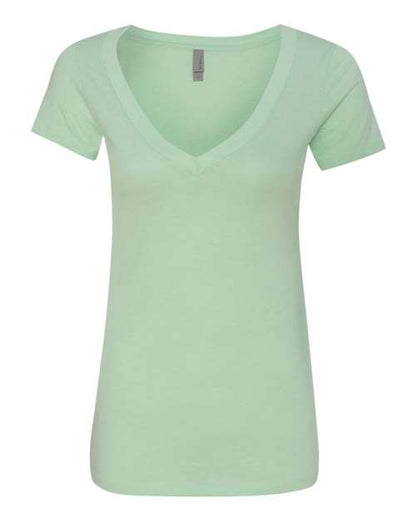 Womenâ€™s CVC Deep V-Neck T-Shirt