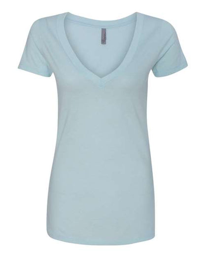 Womenâ€™s CVC Deep V-Neck T-Shirt