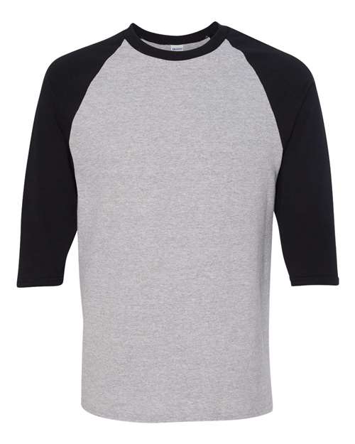 Unisex Heavy Cotton™ Raglan Three-Quarter Sleeve T-Shirt 5700