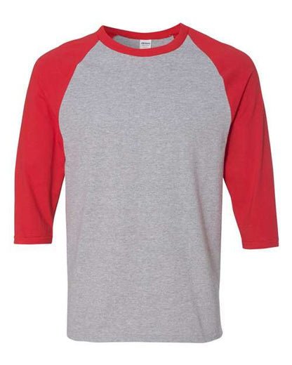 Unisex Heavy Cottonâ„¢ Raglan Three-Quarter Sleeve T-Shirt