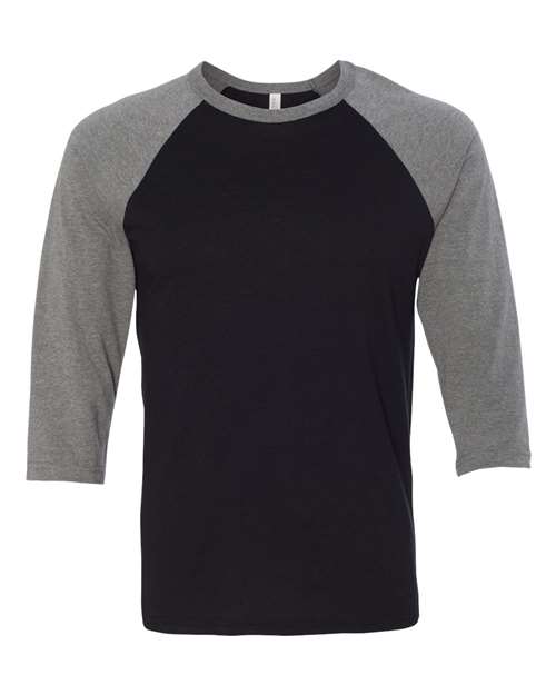 Unisex Three-Quarter Sleeve Baseball Tee - L