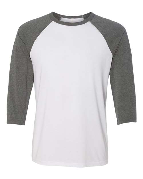 Unisex Three-Quarter Sleeve Baseball Tee 3200