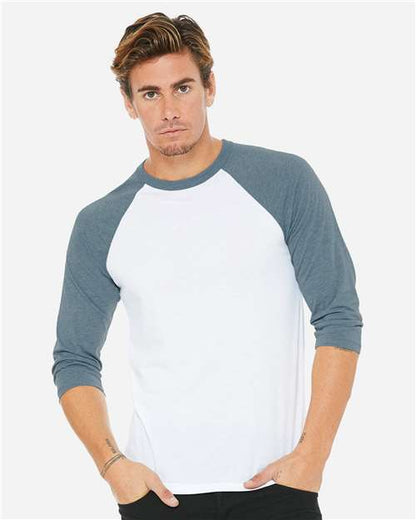 Unisex Three-Quarter Sleeve Baseball Tee 3200