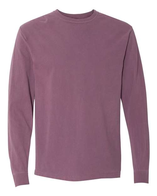 Garment-Dyed Heavyweight Long Sleeve T-Shirt - L