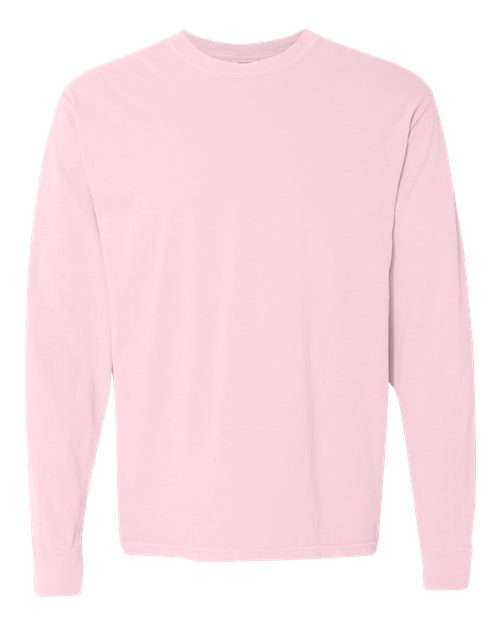 Garment-Dyed Heavyweight Long Sleeve T-Shirt - L