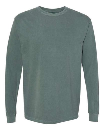 Garment-Dyed Heavyweight Long Sleeve T-Shirt - S