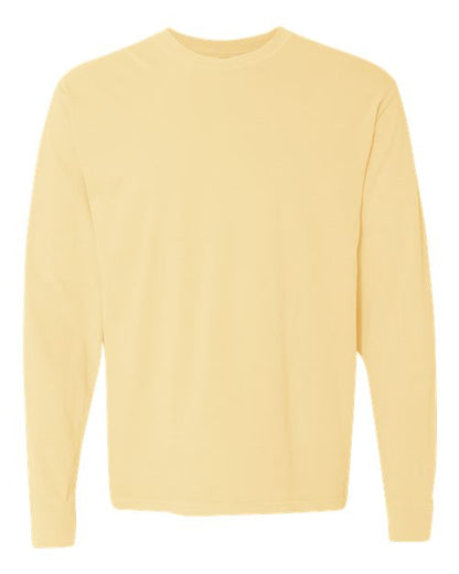 Garment-Dyed Heavyweight Long Sleeve T-Shirt - S