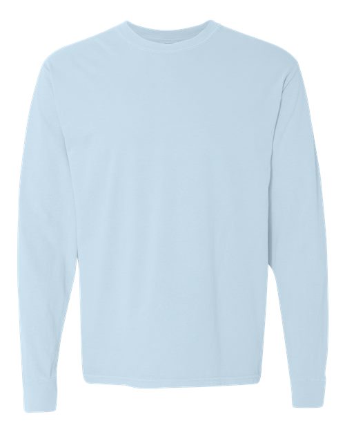 Garment-Dyed Heavyweight Long Sleeve T-Shirt - L