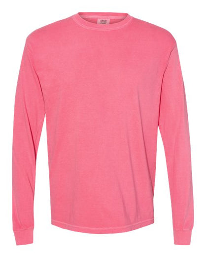 Garment-Dyed Heavyweight Long Sleeve T-Shirt - S