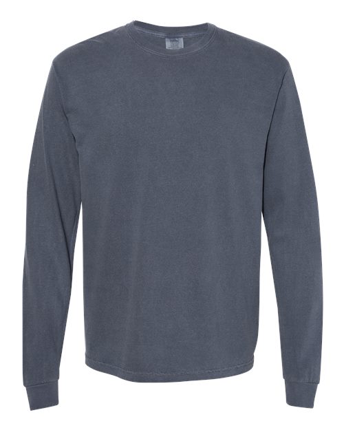 Garment-Dyed Heavyweight Long Sleeve T-Shirt - L