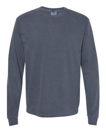 Garment-Dyed Heavyweight Long Sleeve T-Shirt - S