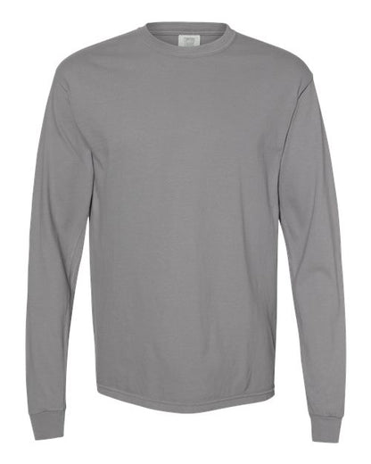 Garment-Dyed Heavyweight Long Sleeve T-Shirt - S