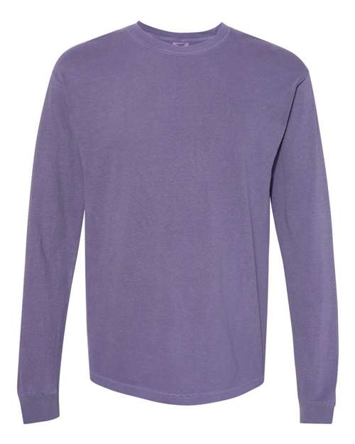 Garment-Dyed Heavyweight Long Sleeve T-Shirt - L