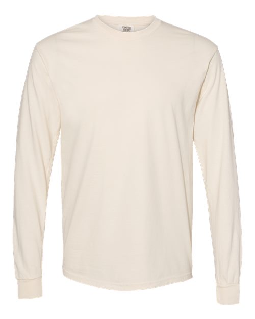 Garment-Dyed Heavyweight Long Sleeve T-Shirt - L
